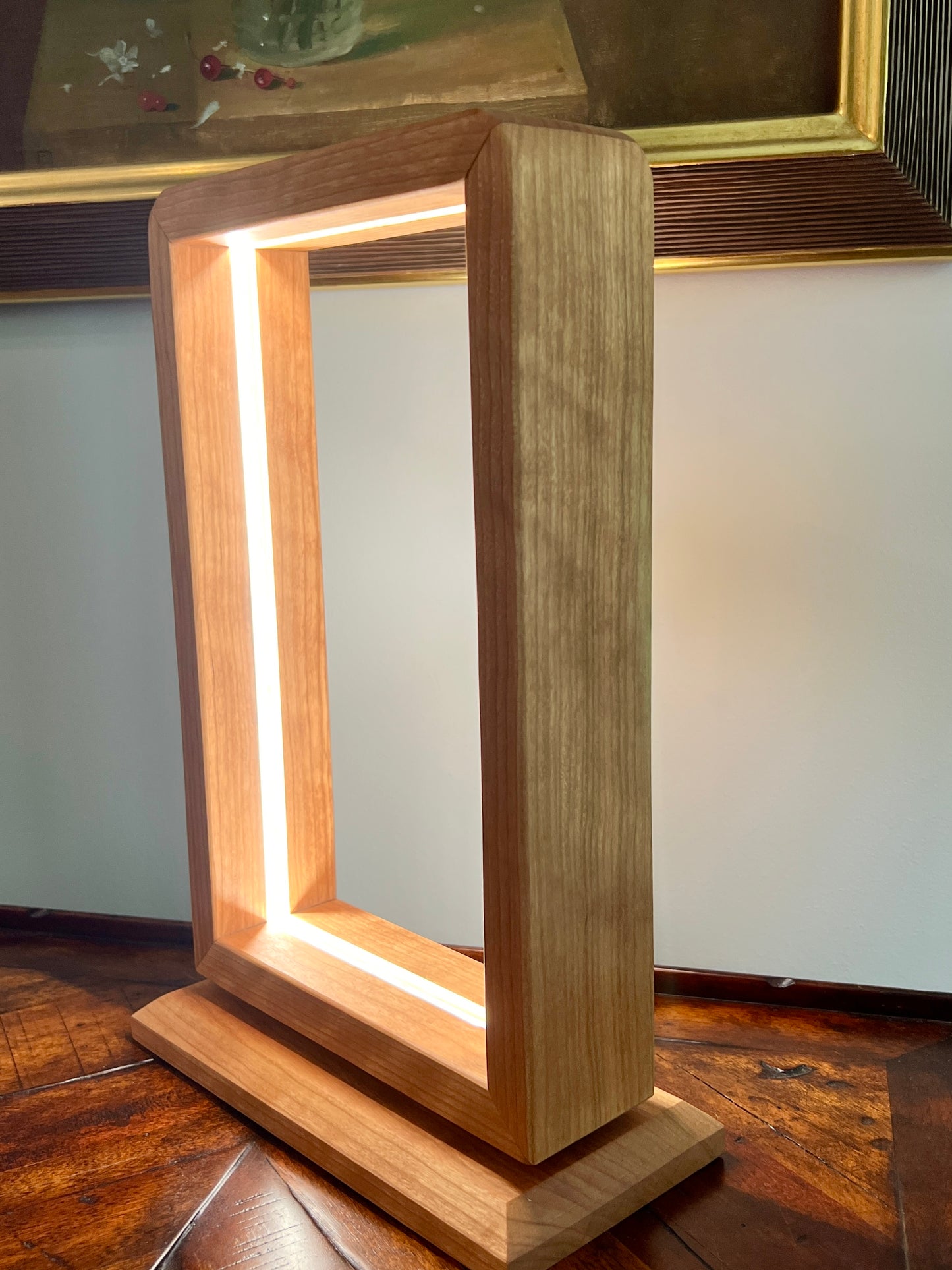 Handcrafted Solid Wood LED Ambient Light