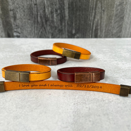 Premium Custom Leather Bracelet